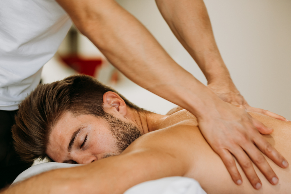 gay massage image of man on man massage