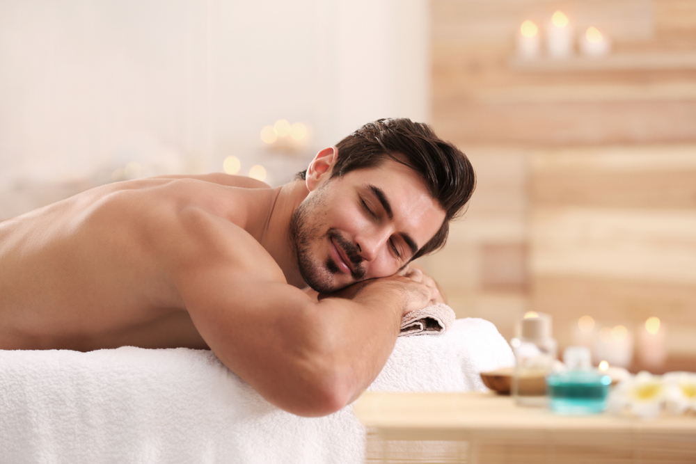 Gay Massage in Paris, man relaxing