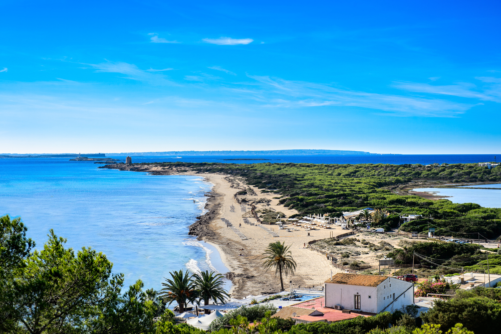 Es Cavallet Beach in Ibiza, Spain